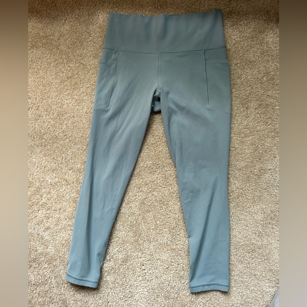 Athleta Pale Green Leggings